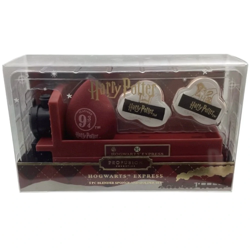 Profusion Cosmetics: Harry Potter Hogwarts Express 3 pc. Sponge and Holder Set
